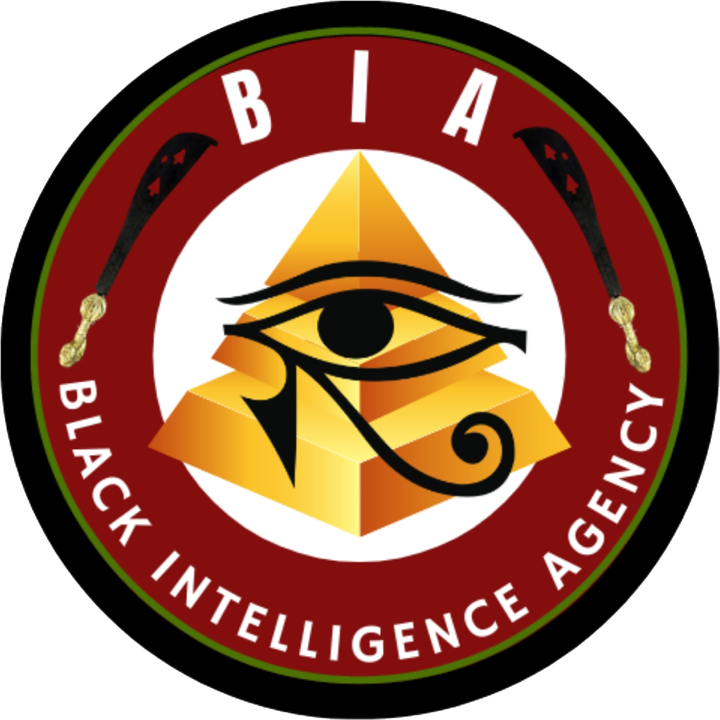 black intelligence agency logo